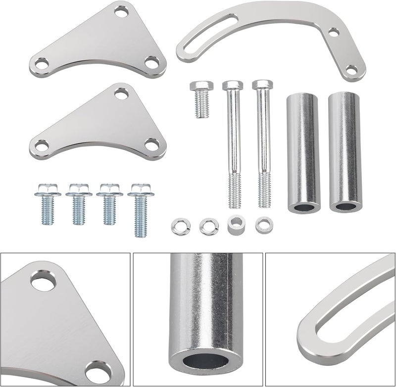 Areyourshop Power Steering Pump Bracket Kit 551497 316-3000833 for Chevy 396 402 409 427 454 502 V8 Long Water Pump 454 Big Block - Image 2